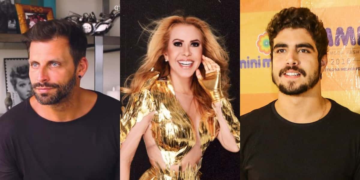 Henri Castelli, Joelma e Caio Castro (Fotos: Reprodução/Quem/Divulgação)