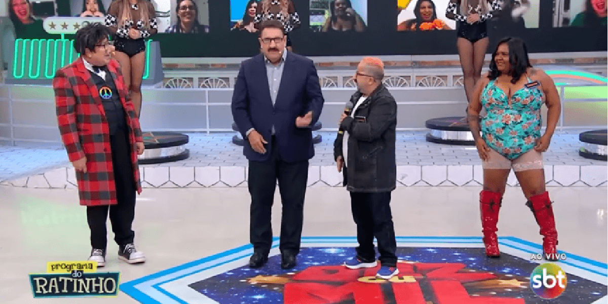 Ratinho descobre paternidade ao vivo (Foto: Reprodução/SBT)