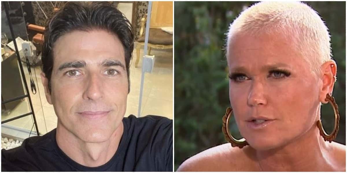 Xuxa Meneghel e Reynaldo Gianecchini falaram sobre a relação do passado (Foto: Reprodução)