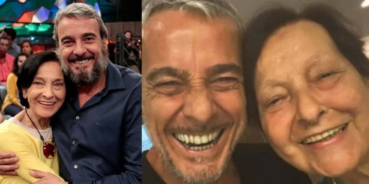 Alexandre Borges larga tudo para cuidar da mãe, Rosa Borges (Foto: Reprodução)