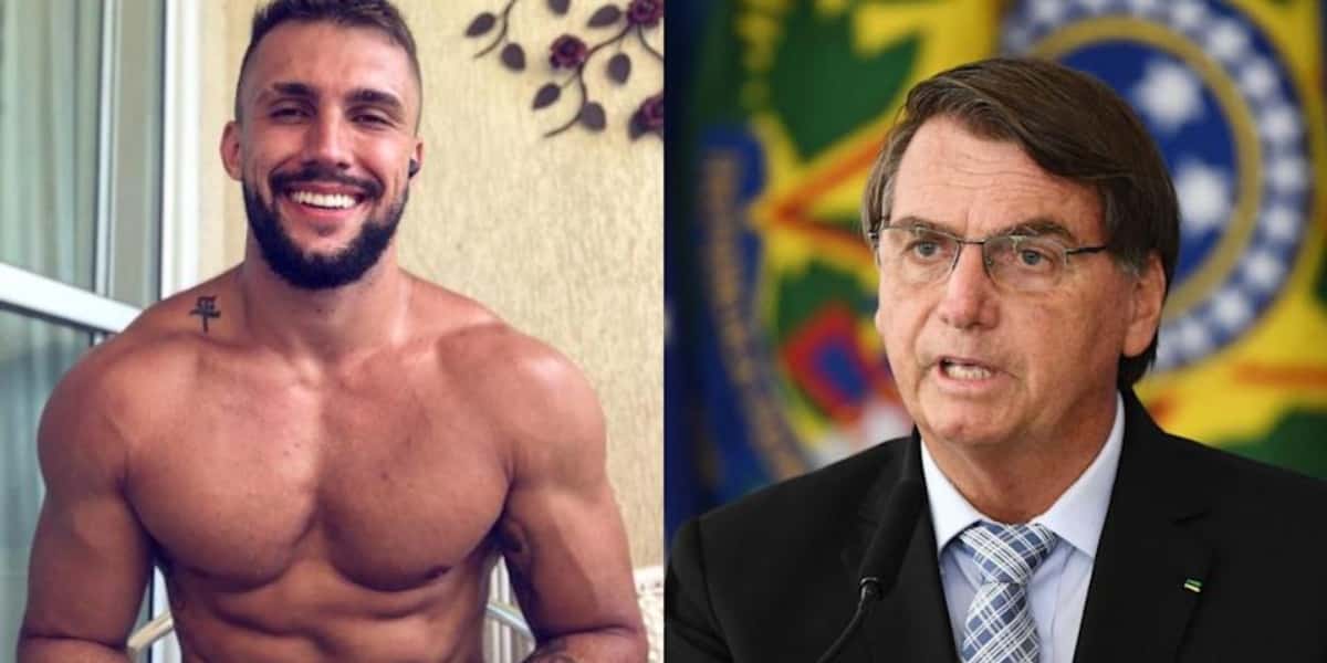 Arthur Picoli manifestou repudio contra as pessoas que estão desejando morte de Bolsonaro (Imagem: Montagem)