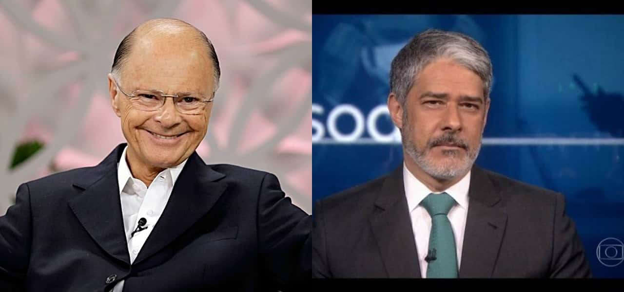 William Bonner e Edir Macedo escancaram guerra entre Globo e Record (Foto: Montagem/TV Foco)