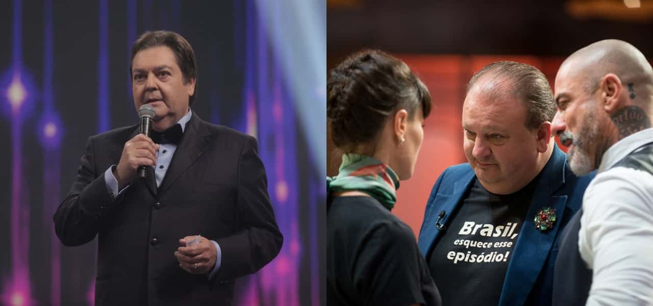Faustão fez MasterChef perder estúdio na Band (Foto: Montagem/TV Foco)