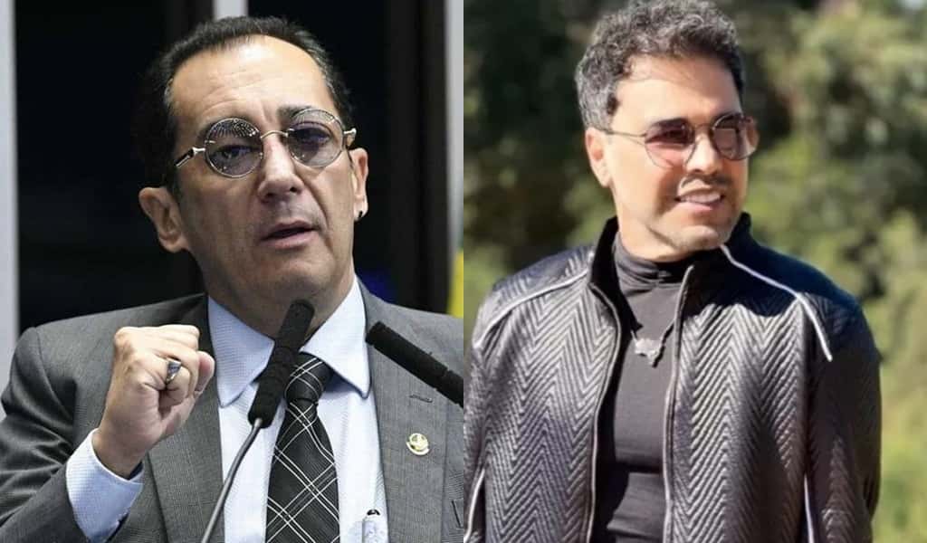 Jorge Kajuru disparou contra Zezé Di Camargo (Foto: Montagem/TV Foco)