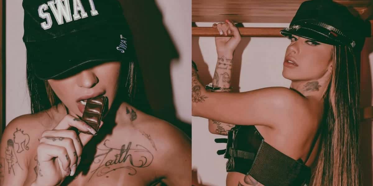 Mirella faz "policial sexy" em ensaio e deixa fãs babando