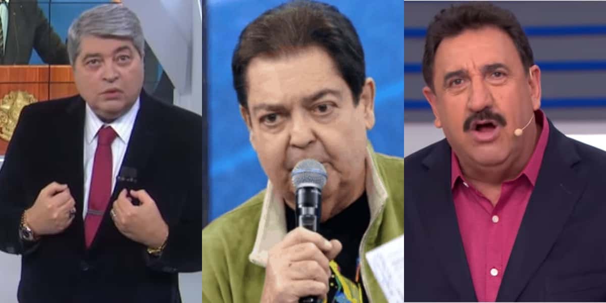 A semana dos famosos teve Ratinho, Datena e Faustão no centro das atenções (Foto: Reprodução)