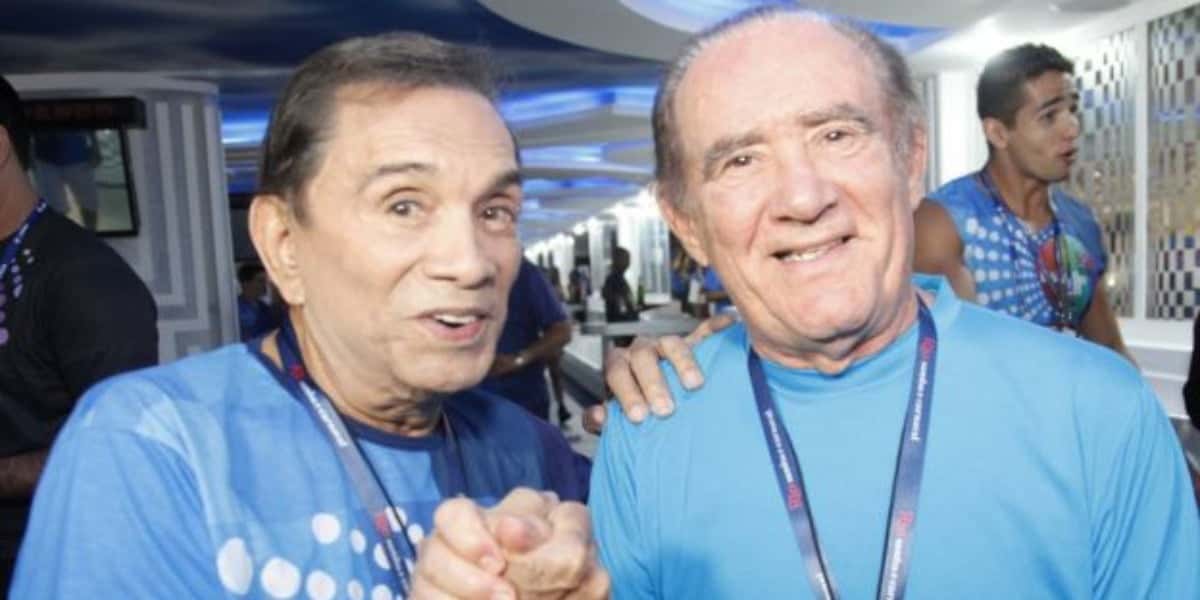 Dedé e Renato Aragão (Foto: AgNews)