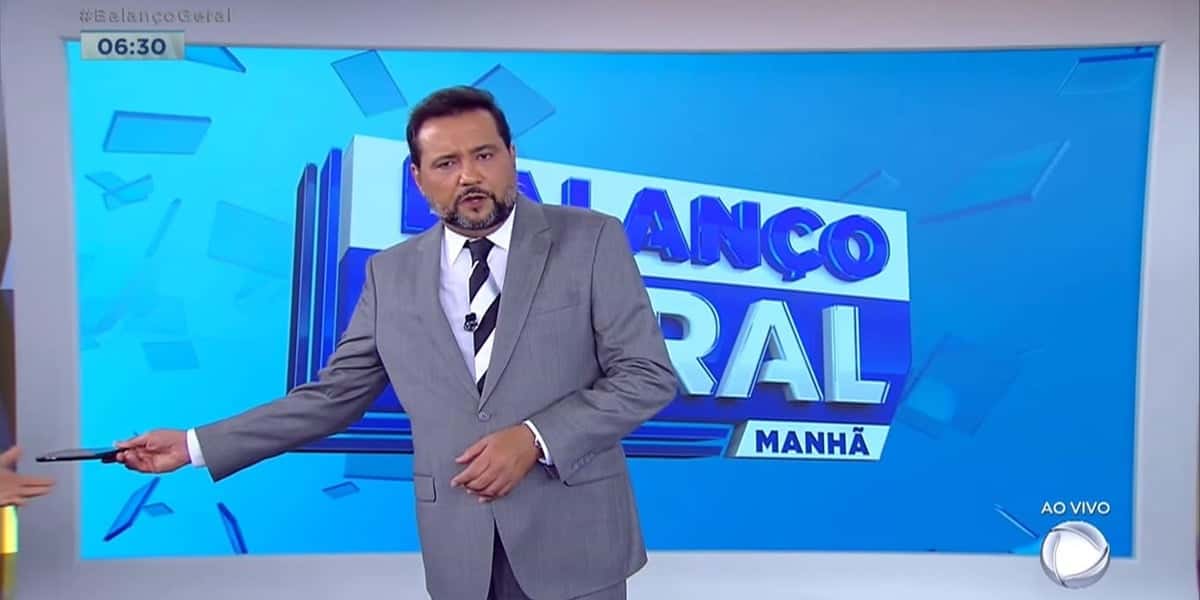 O apresentador Geraldo Luís (Foto: Reprodução / Record)
