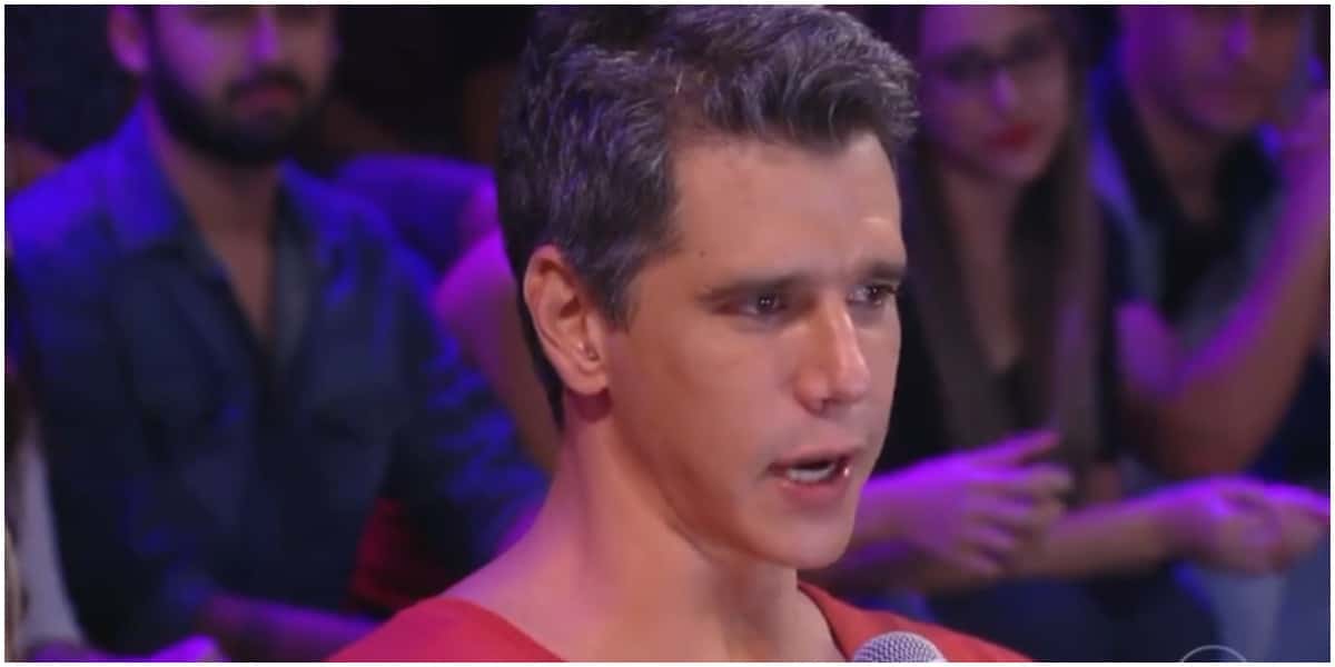 Márcio Garcia chorou na Globo - Foto: Reprodução