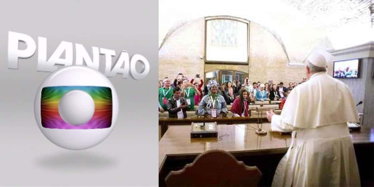 Plantão da Globo deu informações sobre o Papa (Foto: Reprodução/TV Globo)