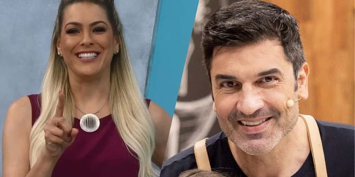 Renata Fan e Edu Guedes (Montagem: TV Foco)