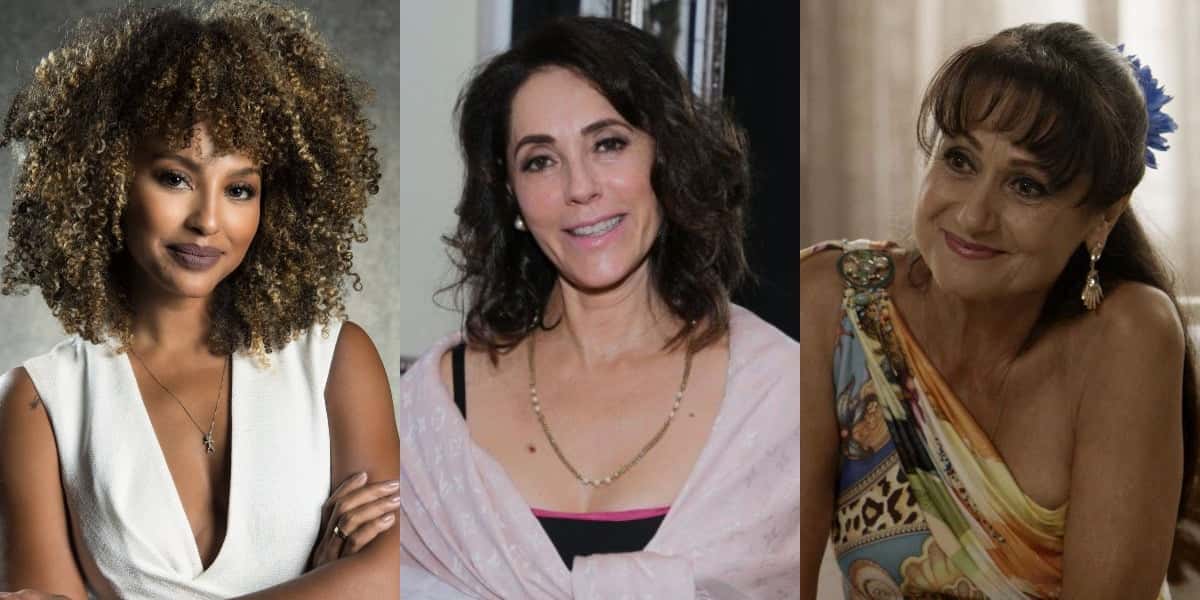 Sheron Menezzes, Christiane Torloni e Zezé Polessa (Fotos: Reprodução/TV Globo/AgNews)
