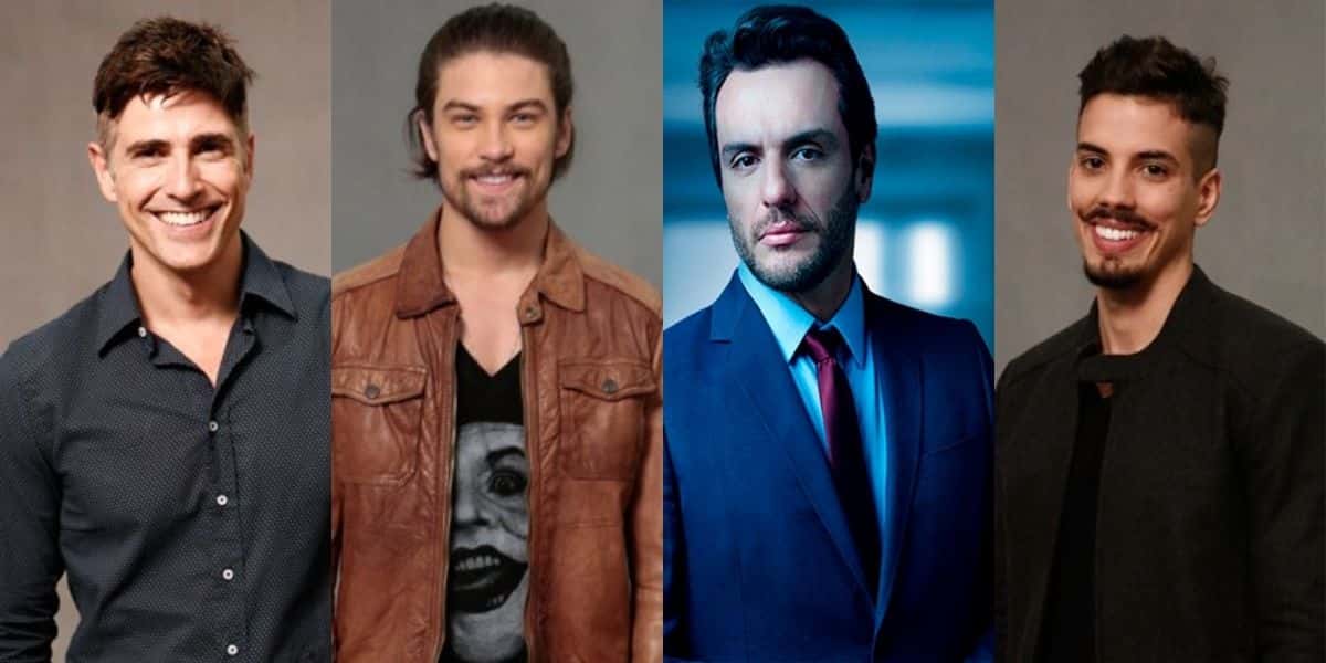 Elenco masculino de Verdades Secretas (Montagem: TV Foco)