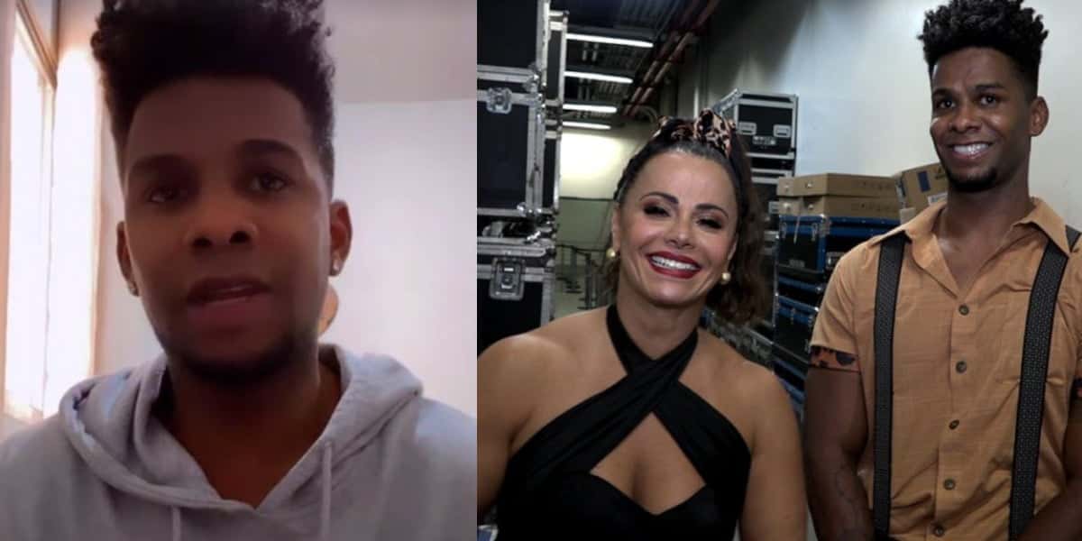 Viviane Araújo moveu os pauzinhos para afastar parceiro da Super Dança dos Famosos (Foto: Reprodução)