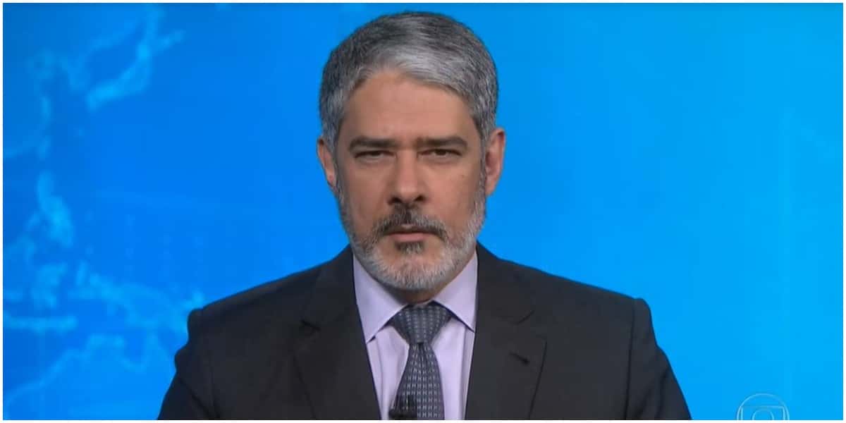 O jornalista William Bonner comanda o Jornal Nacional na Globo há 25 anos (Foto: Reprodução)