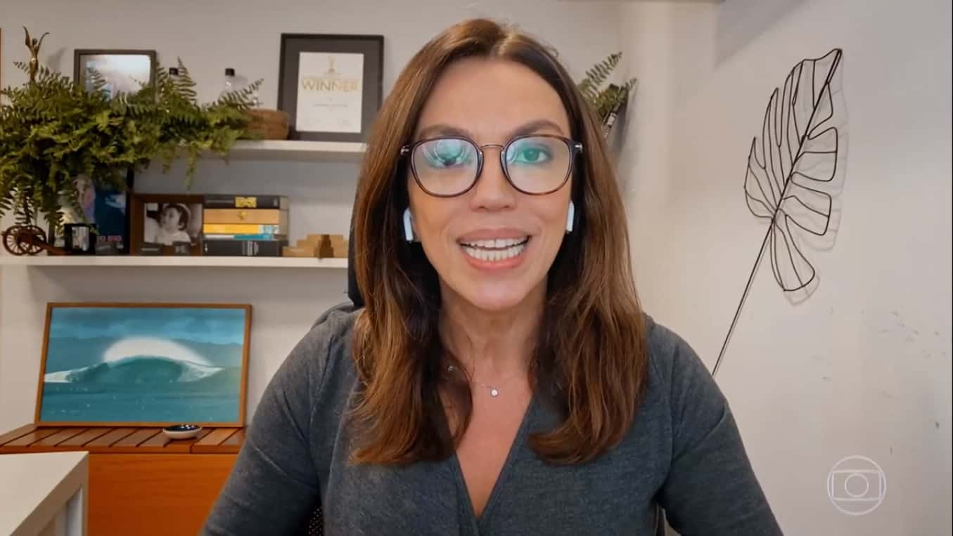 Ana Paula Araújo voltou ao Bom Dia Brasil após um período no JN (Foto: Reprodução)