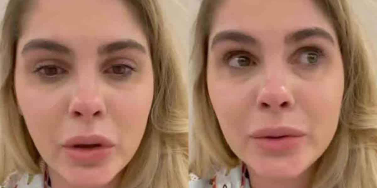 Bárbara Evans chora com resultado de biópsia em embriões (Foto: Reprodução)