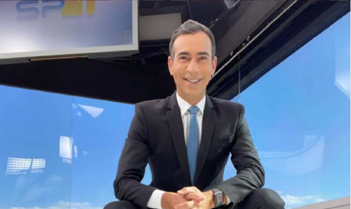 César Tralli está de fora da Globo há dois dias (Foto: Reprodução)