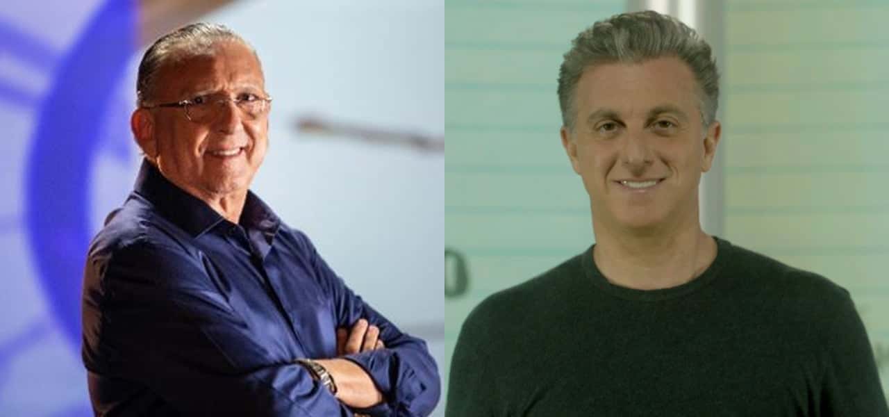 Galvão Bueno e Luciano Huck assumirão papel de destaque no primeiro domingo de setembro, na Globo (Foto: Montagem/TV Foco)
