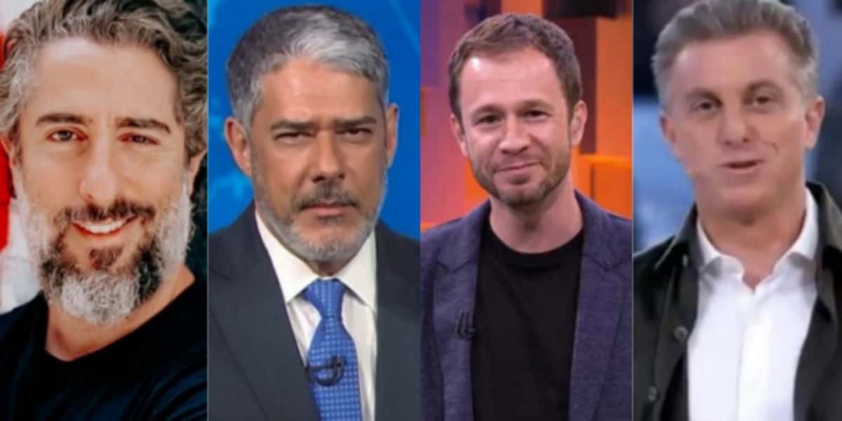 Apresentadores da Globo tiveram os seus salários vazados (Imagem: Montagem/TV Foco)