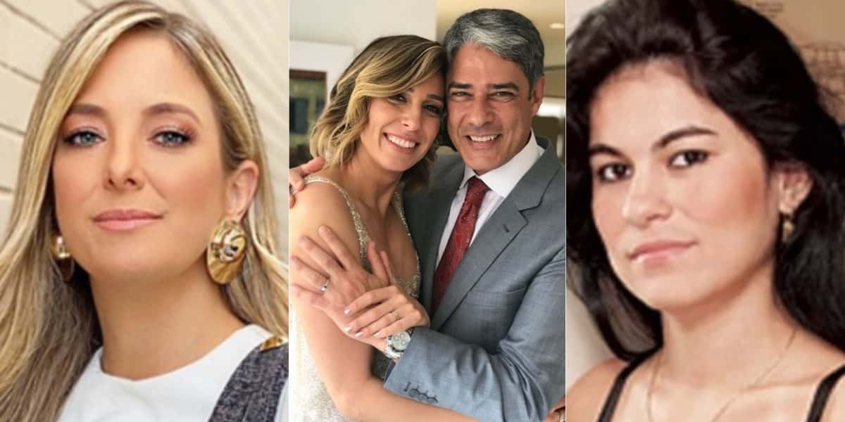 Ticiane Pinheiro, William Bonner, Natasha Dantas e Eliza Samúdio (Foto: Reprodução)