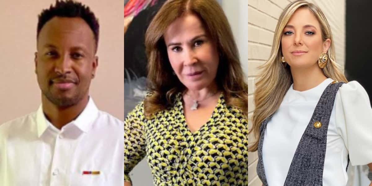 Thiaguinho, Zilu Godói e Ticiane Pinheiro (Foto: Reprodução)