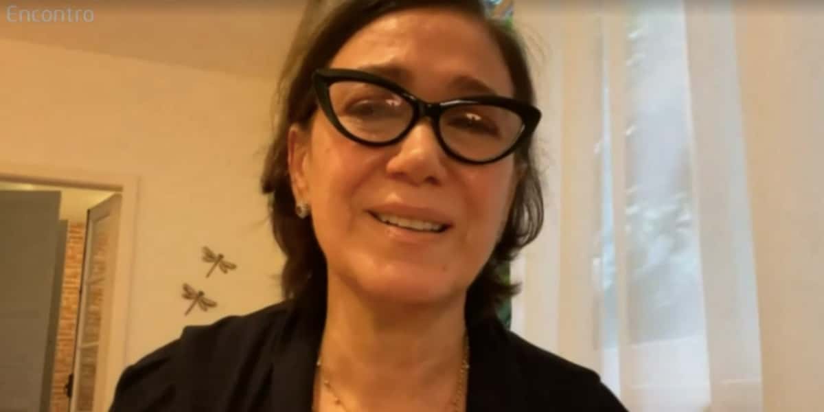 Lília Cabral desmorona ao falar sobre morte ao vivo na Globo (Reprodução)