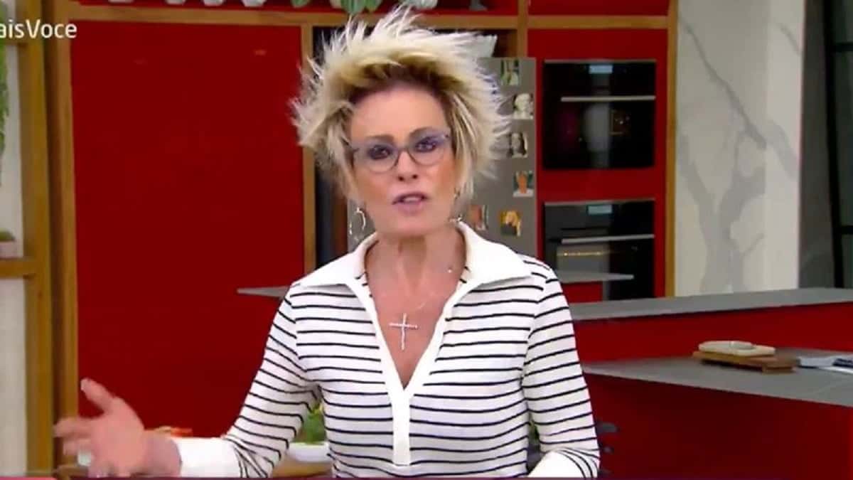 Ana Maria Braga durante o Mais Você na Globo (Foto: Reprodução)