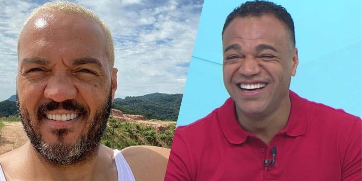 Belo e Denílson (Montagem: TV Foco)