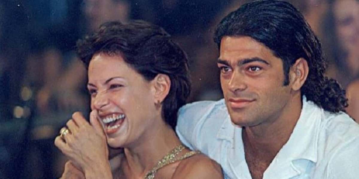 Carolina Ferraz e Eduardo Moscovis na novela "Por Amor" (Foto: Reprodução / TV Globo)