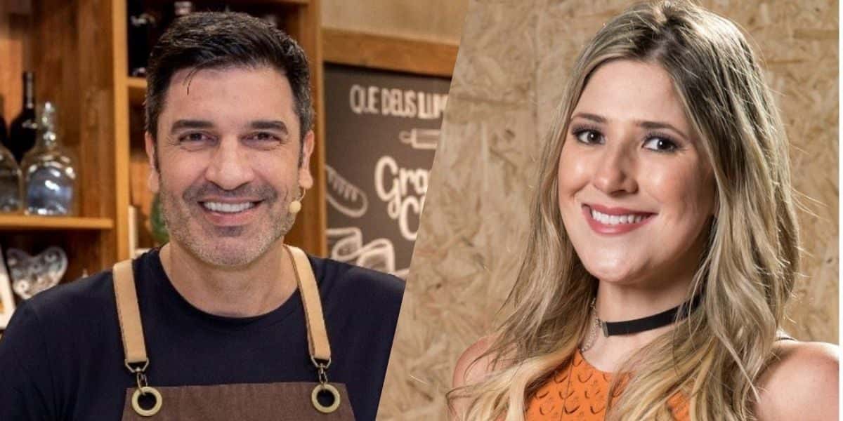 Edu Guedes expôs uma fala de Dani Calabresa na Band (Montagem: TV Foco)