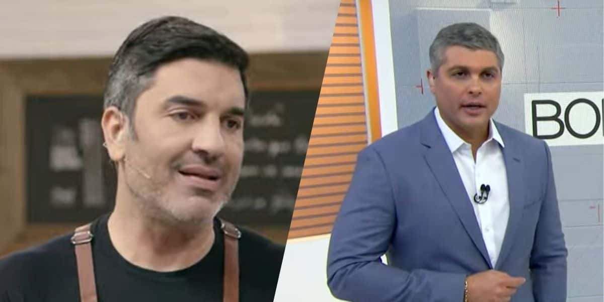 Edu Guedes e Joel Datena (Montagem: TV Foco)