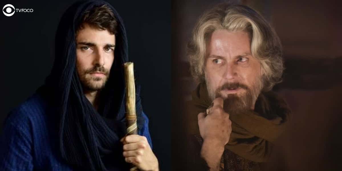 Jacó/Israel de Gênesis na sexta e última fase (Foto: Montagem/TV Foco/Reprodução/Record)