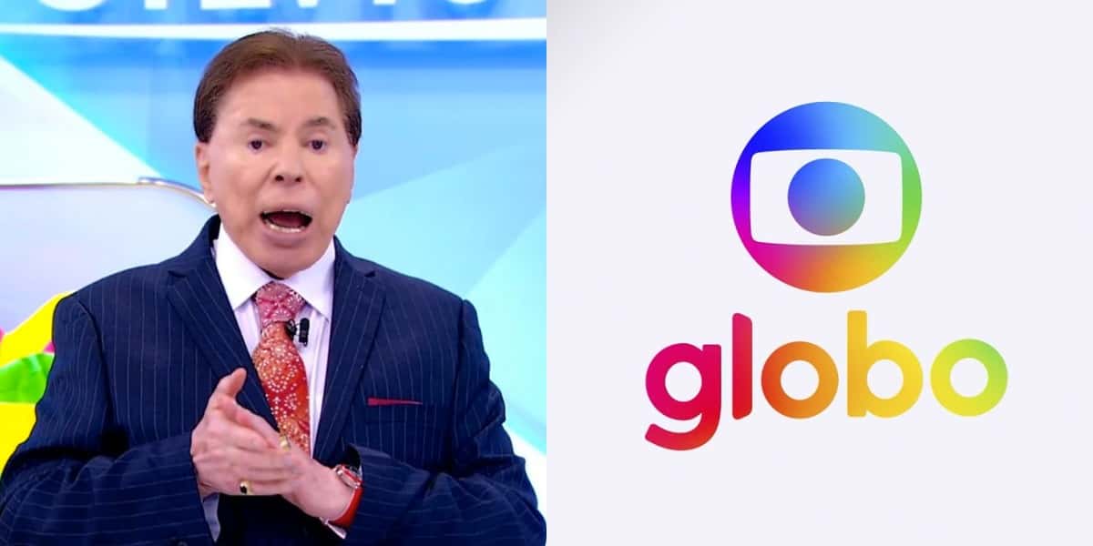 Silvio Santos contra a Globo (Foto: Reprodução/SBT/Globo)