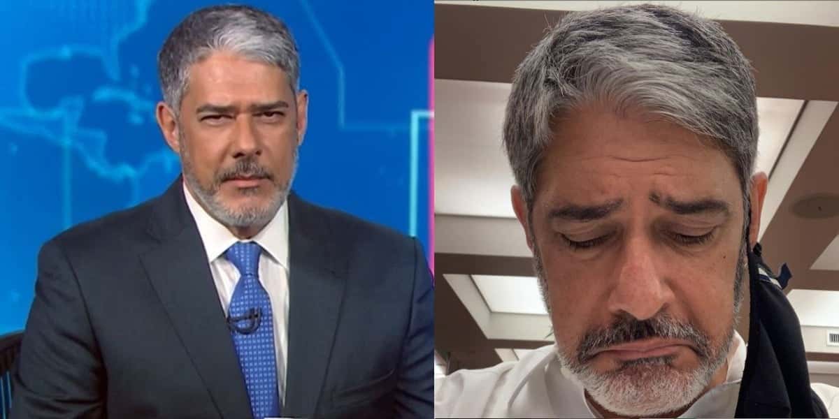 Em fotos curiosas, William Bonner causa graça nas redes sociais (Foto: Reprodução)