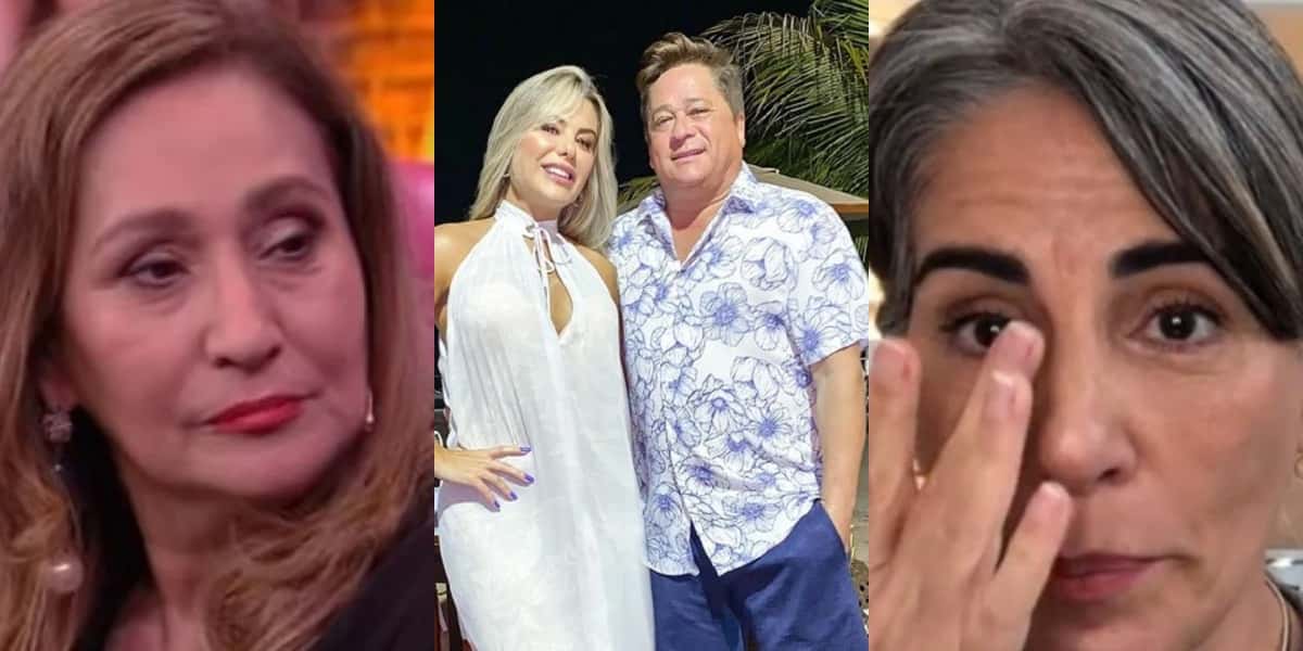 Sonia Abrão, Poliana Rocha, Leonardo e Glória Pires (Foto: Reprodução)