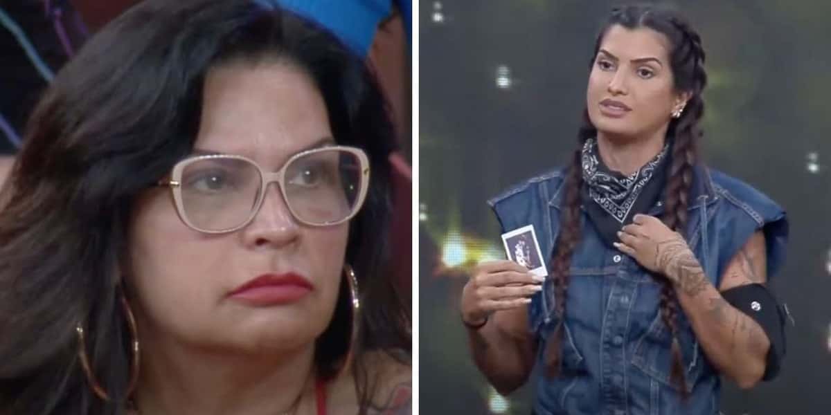 Solange Gomes e Marina Ferrari se desentenderam em A Fazenda 13 (Imagem: Montagem)
