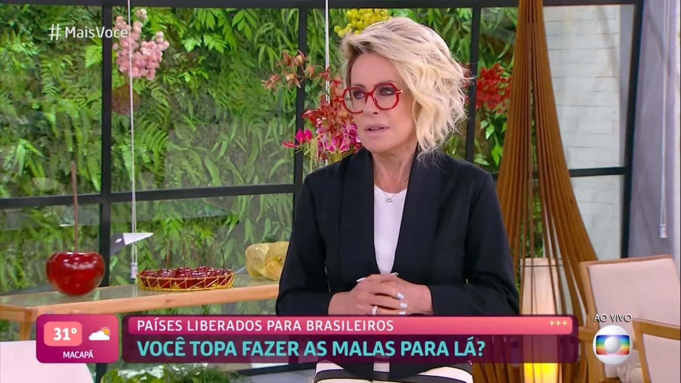 Ana Maria se irritou durante o Mais Você (Foto: Reprodução/Globo)