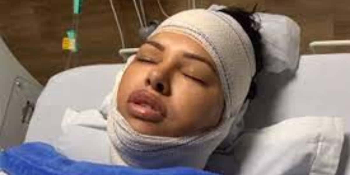 Ariadna fez relato antes e depois da cirurgia (Foto: Reprodução)