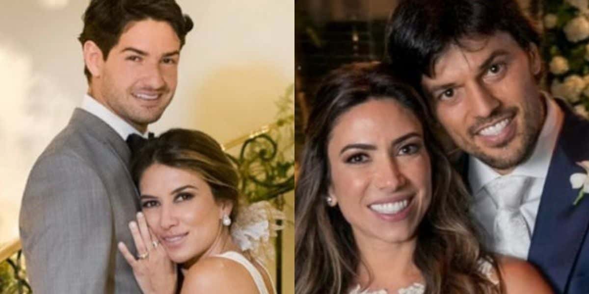 Alexandre Pato, Rebeca Abravanel, Fábio Faria, Patrícia Abravanel (Reprodução)
