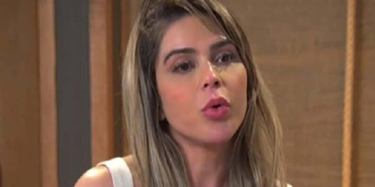 Nadja Pessoa se envolveu em confusão com esposa de Liminha (Foto: Reprodução Record)