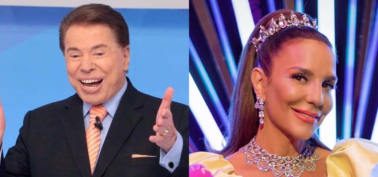 Silvio Santos e Ivete Sangalo (Foto: Montagem/TV Foco)