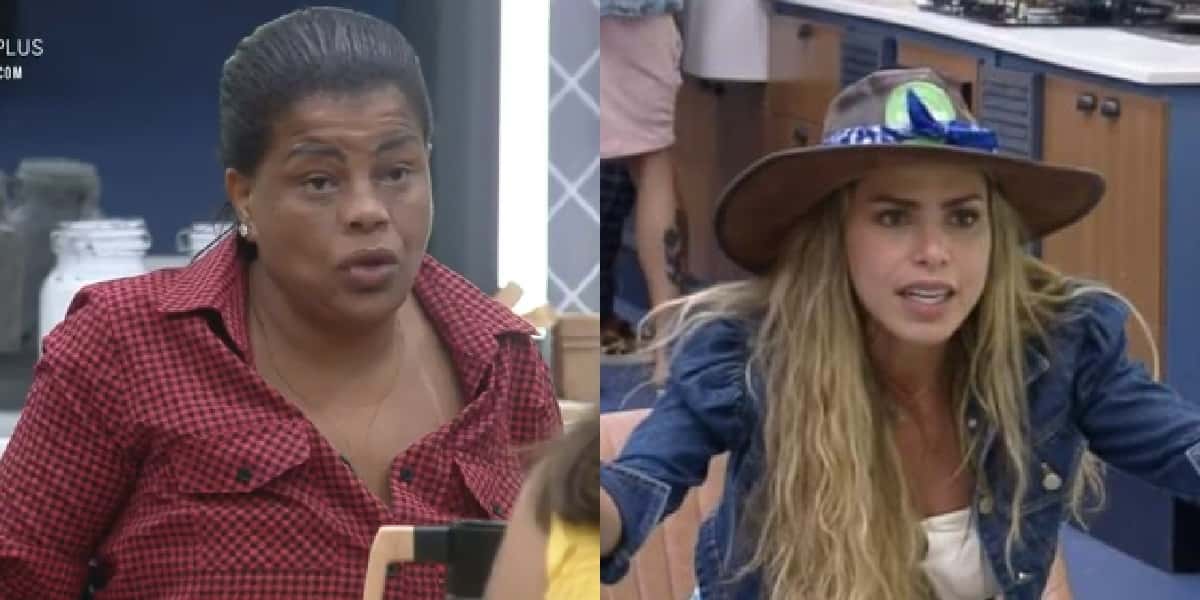 Tati Quebra Barraco detona atitude de Erika (Foto: Reprodução/ Record TV)