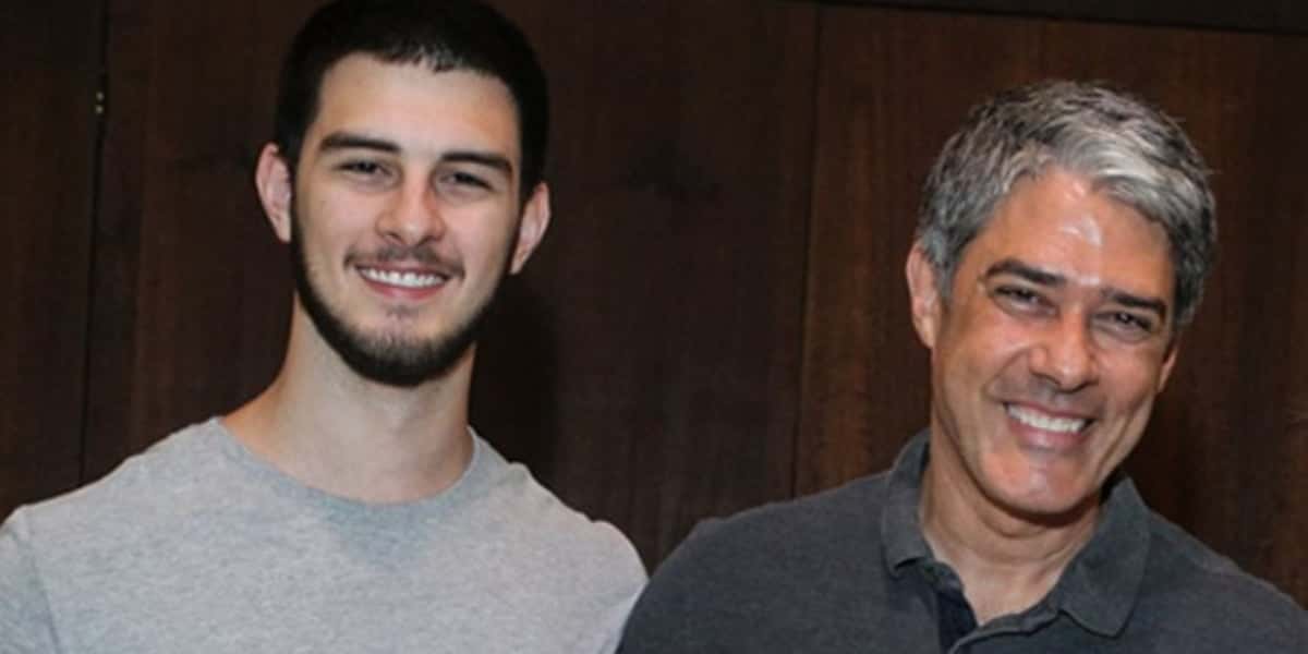 William Bonner e Vinícius (Reprodução)