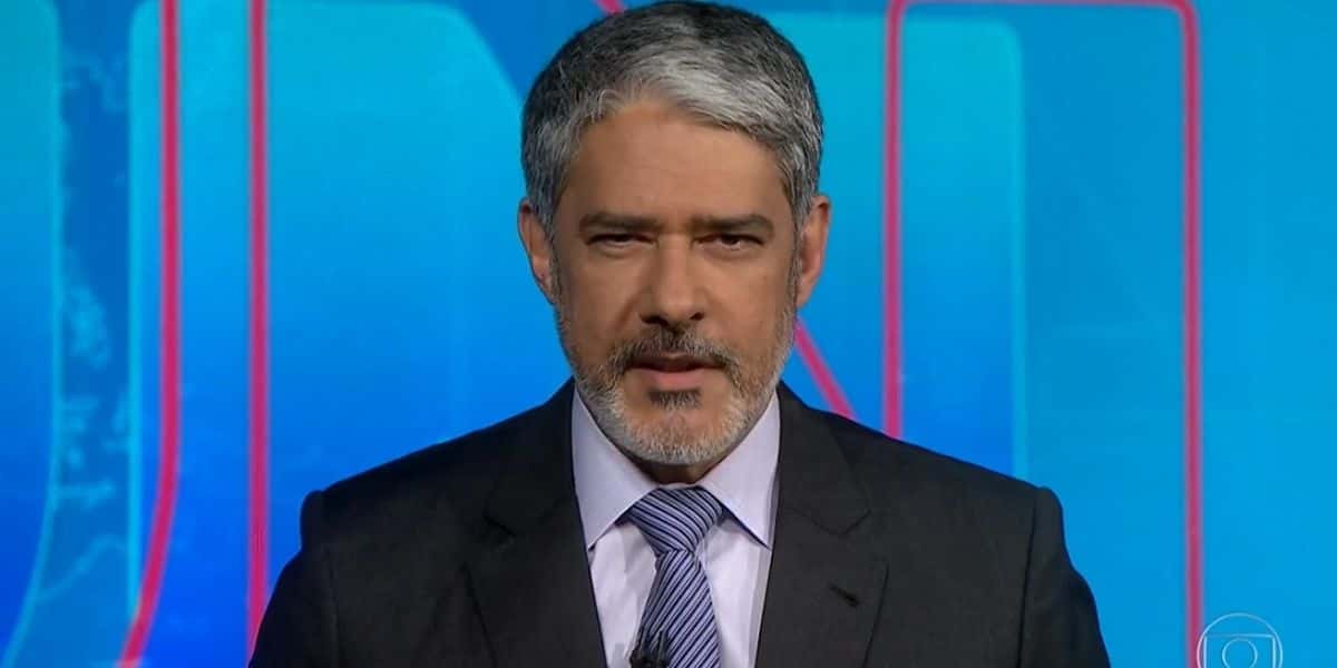William Bonner no "Jornal Nacional" (Foto: Reprodução/TV Globo)