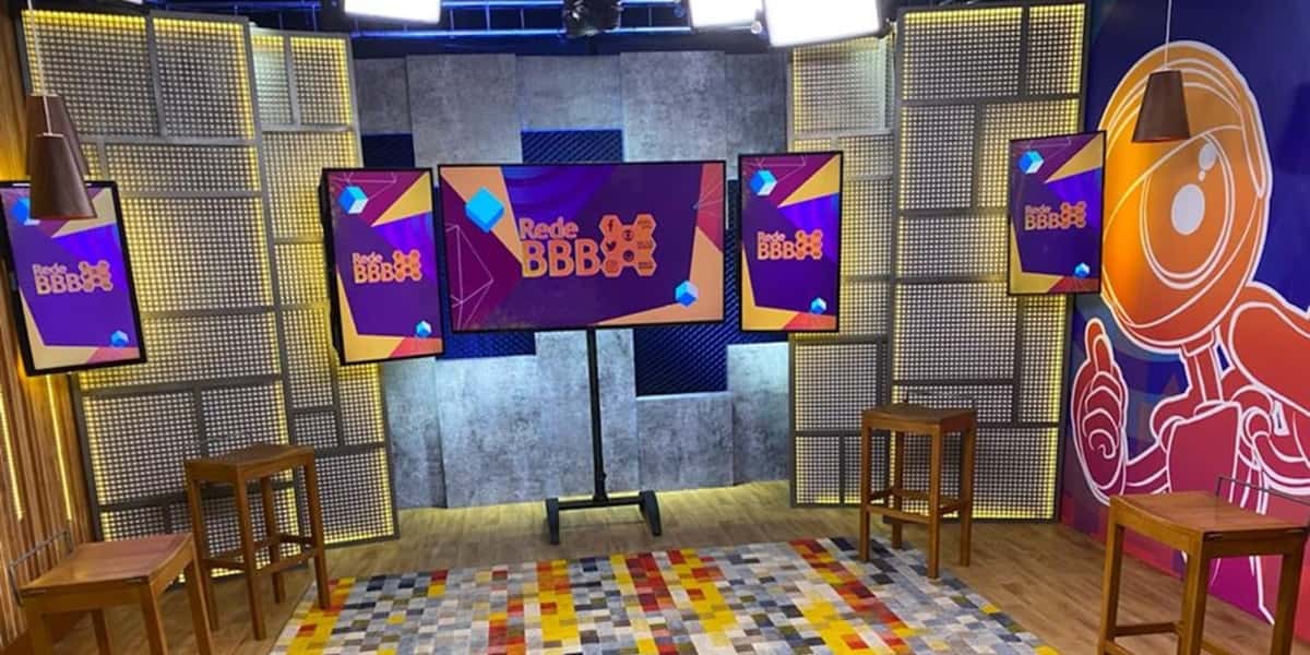 Um dos estúdios do Big Brother Brasil (Foto: Reprodução / TV Globo)
