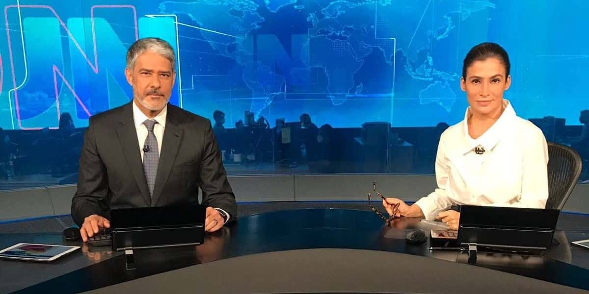 O Jornal Nacional não foi bem de audiência (Foto: Reprodução)