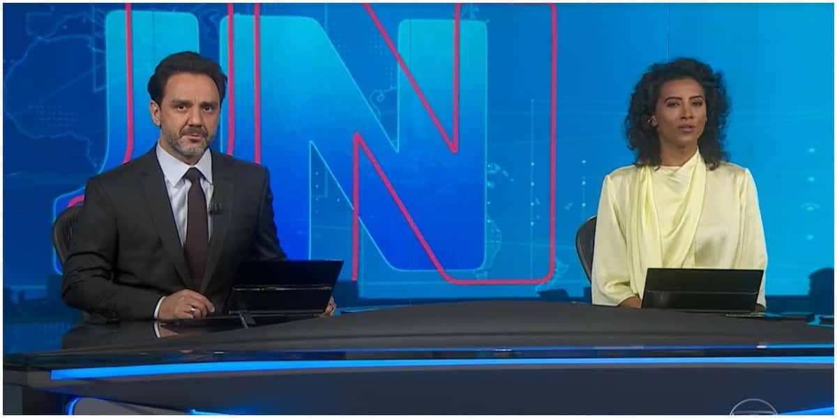 Os novos âncoras do Jornal Nacional - Foto: Reprodução