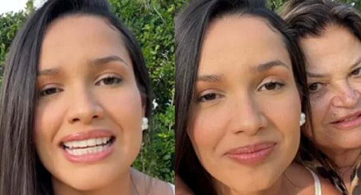 A ex-BBB, Juliette e a mãe, Dona Fátima (Foto: Reprodução)