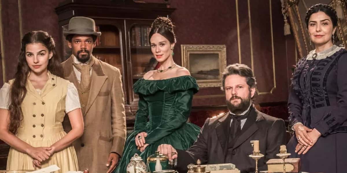 Elenco de "Nos Tempos do Imperador" (Foto: Divulgação/TV Globo)